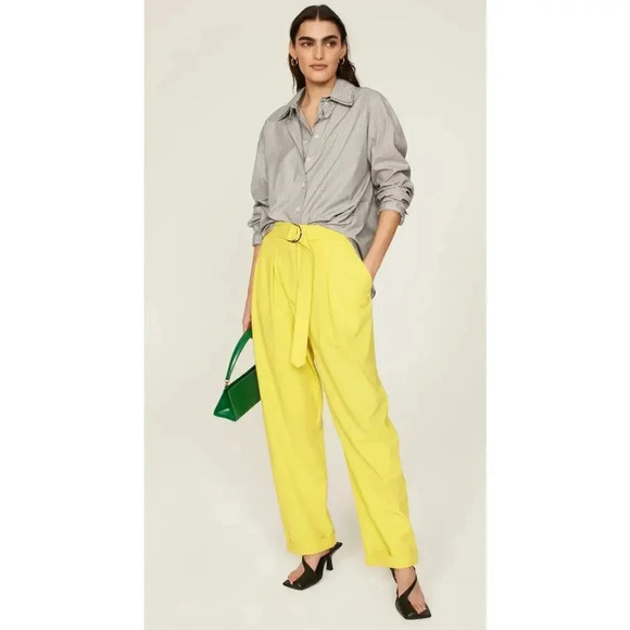 Tanya Taylor NWT’s Taylor Pleated tapered pants. Size 22 - Picture 3 of 8